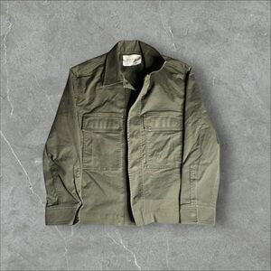 1017 ALYX 9SM Jacket Mens 52 Greenโ Chore Canvas Workwear Designer Luxury Casual